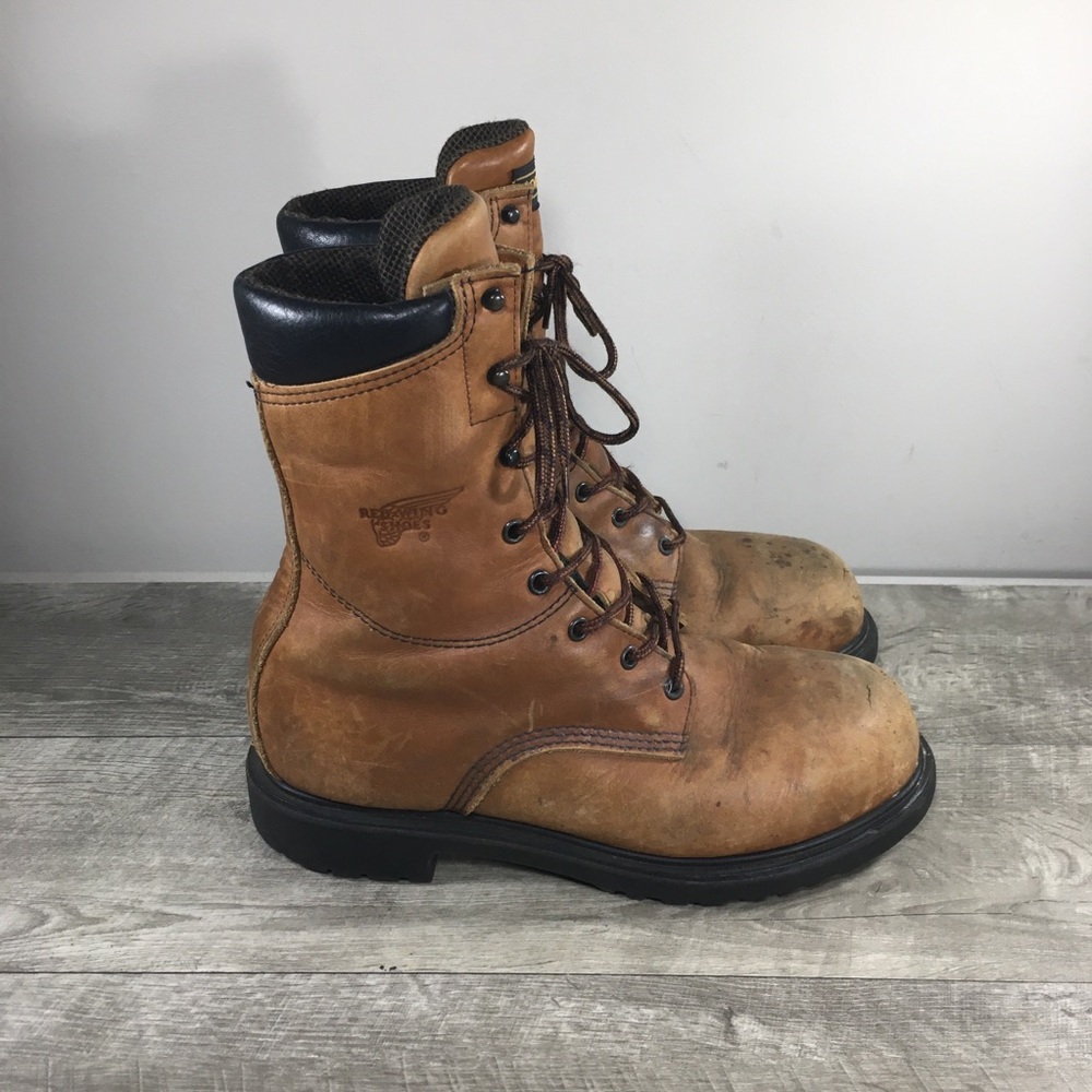 Red Wing 2229 Gore-Tex Lined Safety Steel Toe Leather Mens Work Boots Size 9 D